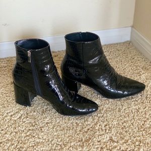 Marc Fisher LTD croc booties